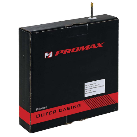 Cabluri si camasi - Camasa frana 5 mm PROMAX Teflonata Negru (1 metru)