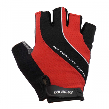Ciclism - Manusi ciclism 1015, insertie Gel, Air Comfort, rosu-negru, marime XS