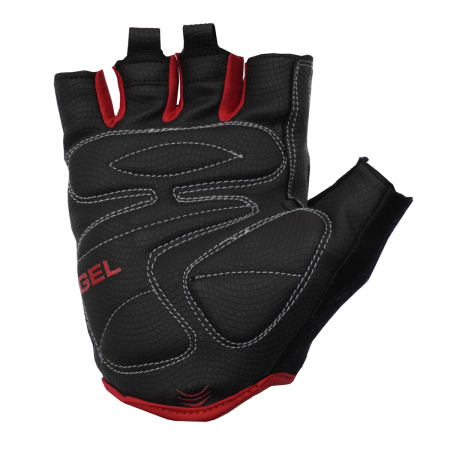 Manusi ciclism 1020, insertie Gel, negru-rosu, marime M [1]