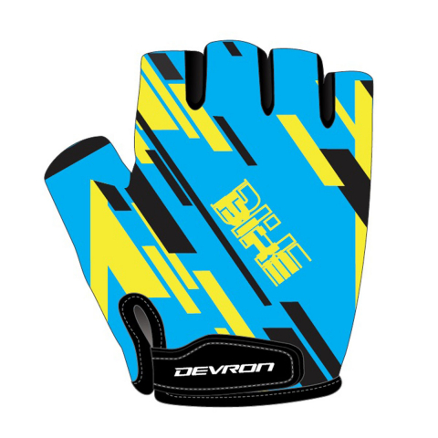 Manusi Ciclism Devron 8202 Bike - L, Negru-Albastru [1]