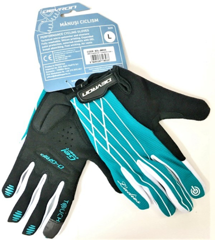 Manusi Ciclism Devron 9582 Ladies Touch D-Grip - XS, Turcoaz - Reambalat [2]