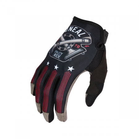Ciclism - Manusi Ciclism O'Neal Mayhem Piston V.23 - S/8, Negru-Alb-Rosu