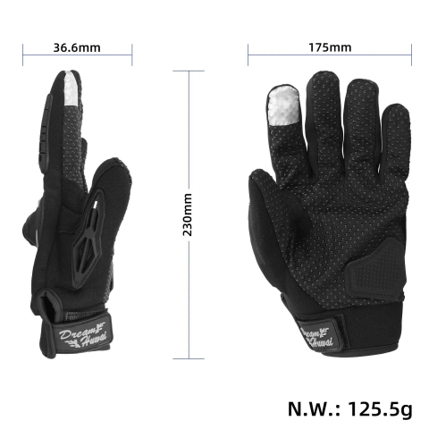 Ciclism - Manusi cu protectie pentru degete si touch - M