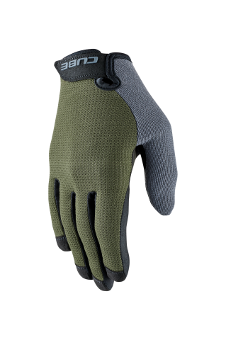 Ciclism - MANUSI CUBE CMPT COMFORT LONG FINGER TM REED GREEN XL (10)