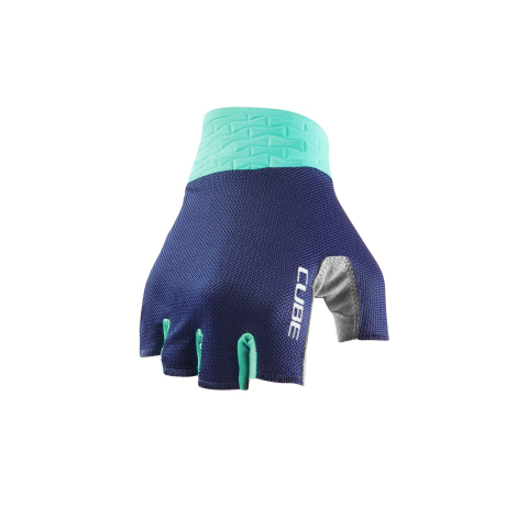 Manusi bicicleta - MANUSI CUBE GLOVES PERFORMANCE SHORT FINGER BLUEÃ‚Â'NÃ‚Â'MINT L