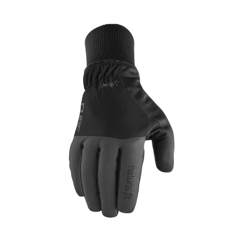 Manusi bicicleta - MANUSI CUBE GLOVES WINTER LONG FINGER X NF BLACK XS