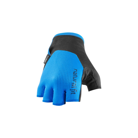 Manusi bicicleta - MANUSI CUBE SHORT FINGER X NATURAL FIT BLACK BLUE XS