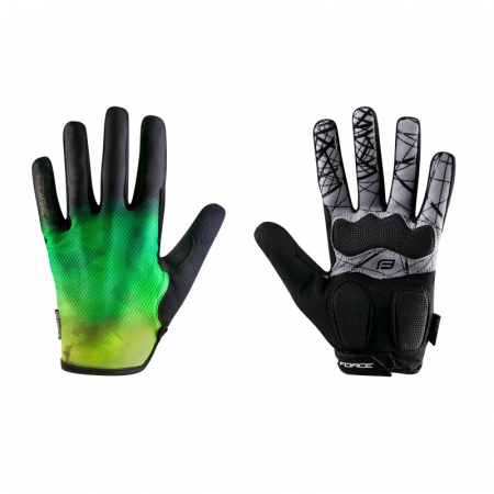 Echipament ciclism - Manusi Force MTB Core, fluo-verde S