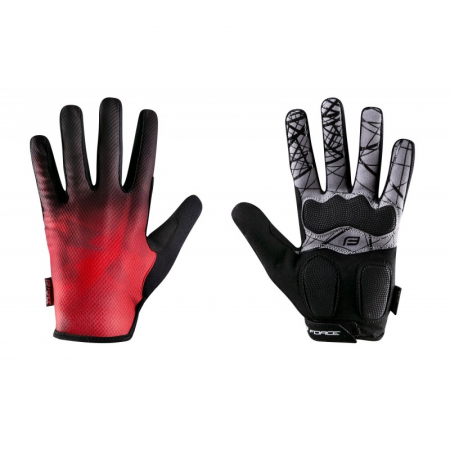 Manusi bicicleta - Manusi Force MTB Core, rosu L