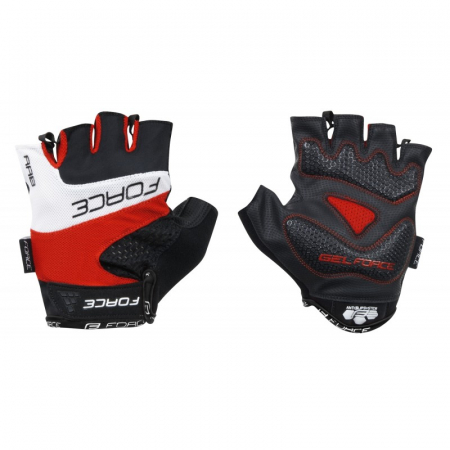 Echipament ciclism - Manusi Force Rab gel rosii M