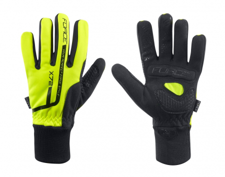 Ciclism - Manusi iarna Force X72 fluo M