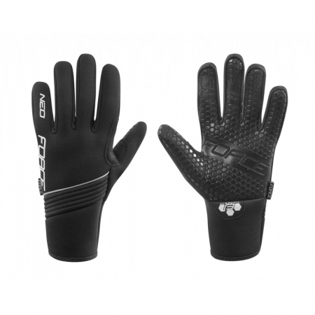 Echipament ciclism - Manusi neopren iarna Force Neo negre M