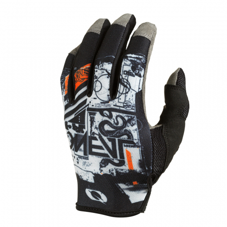 Manusi bicicleta - MAYHEM Glove SCARZ V.22 black/gray/orange M/8,5
