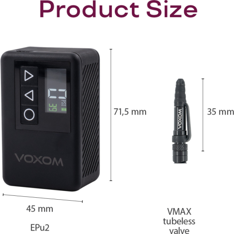 MINI COMPRESOR POMPA ELECTRICA PORTABILA PENTRU BICICLETA VOXOM EPU2 [3]