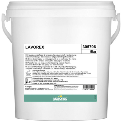 Ciclism - MOTOREX PASTA CURATAT MAINI -LAVOREX 5KG