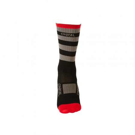 MTB Performance Sock STRIPE V.22 black/gray/red (43-46) [2]