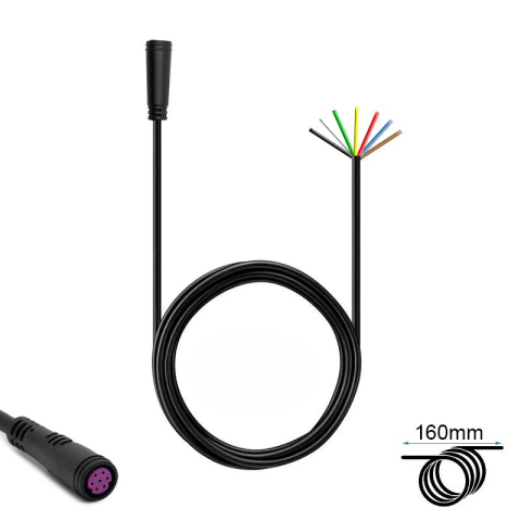 Componente electrice - Mufa rezistenta la apa 8 mm 7 pini - F