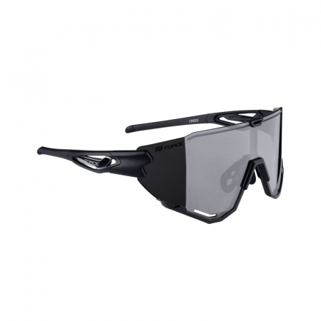 Ochelari Force Creed negru, lentila neagra oglinda [1]
