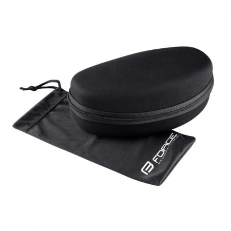 Ochelari Force Creed negru, lentila neagra oglinda [4]