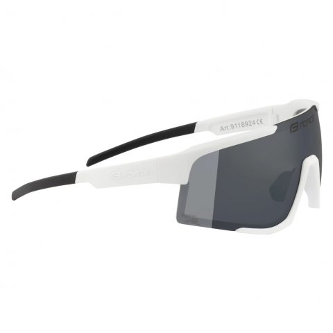 Ochelari Force ZENITH albi, lentila neagra oglinda [1]