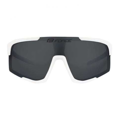Ochelari Force ZENITH albi, lentila neagra oglinda [2]