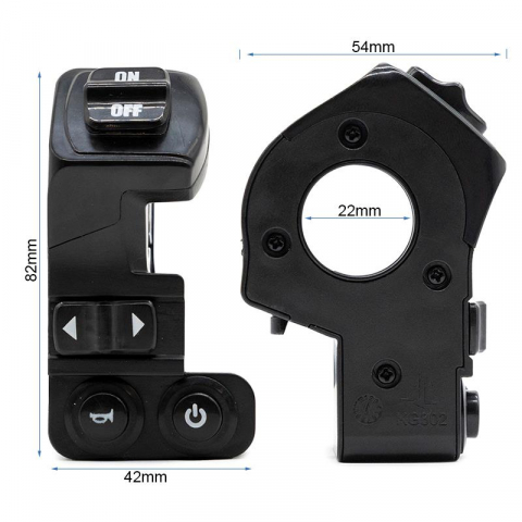 Piese trotinete electrice - Panou control lumini si claxon trotineta electrica Kugoo Kirin G2 PRO (Model 2024)