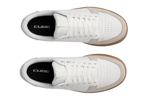 PANTOFI CICLISM CUBE MAZE WHITE 39 [1]
