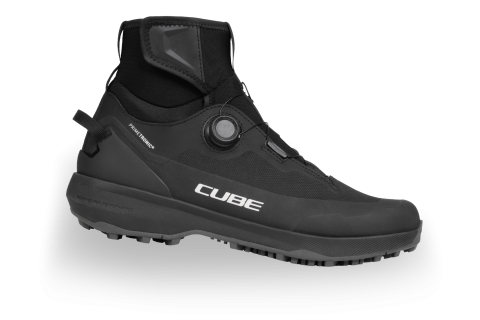 Ciclism - PANTOFI CICLISM CUBE OX PRO MIDCUT PRIMETRONIC BLACK 45