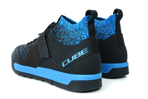 PANTOFI CICLISM CUBE SHOES GTY STRIX BLACK BLUE 44 [3]