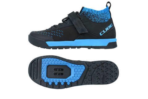 PANTOFI CICLISM CUBE SHOES GTY STRIX BLACK BLUE 46 [2]