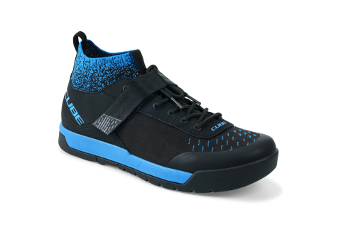 Ciclism - PANTOFI CICLISM CUBE SHOES GTY STRIX BLACK BLUE 46