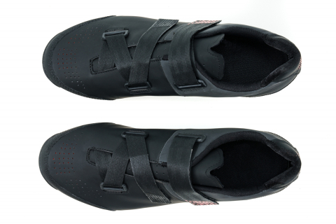 PANTOFI CICLISM CUBE SHOES MTB PEAK BLACK RED 42 [1]