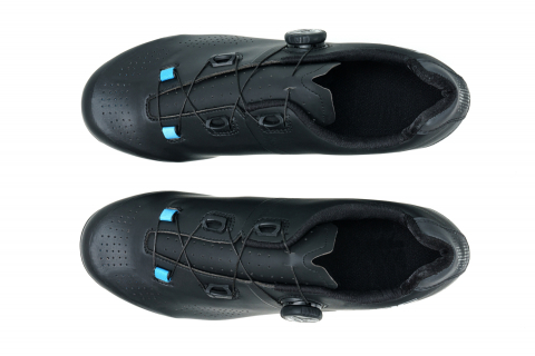 PANTOFI CICLISM CUBE SHOES MTB PEAK PRO BLACK BLUE 38 [1]