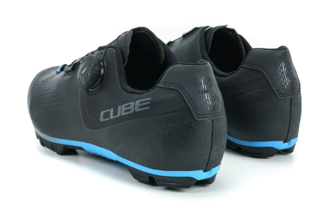 PANTOFI CICLISM CUBE SHOES MTB PEAK PRO BLACK BLUE 45 [3]