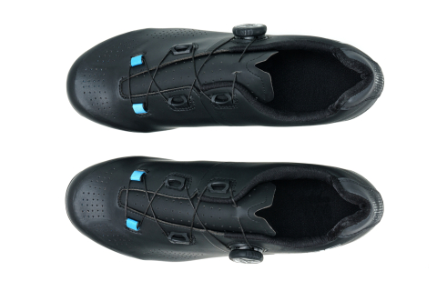 PANTOFI CICLISM CUBE SHOES MTB PEAK PRO BLACK BLUE 47 [1]