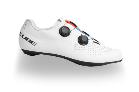 Pantofi ciclism - PANTOFI CICLISM CUBE SYDRIZ PRO GREY/BLUE/RED 42