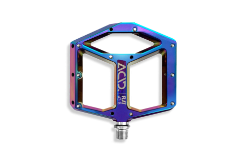 Pedale bicicleta - PEDALE ACID FLAT A2-IB OIL SLICK