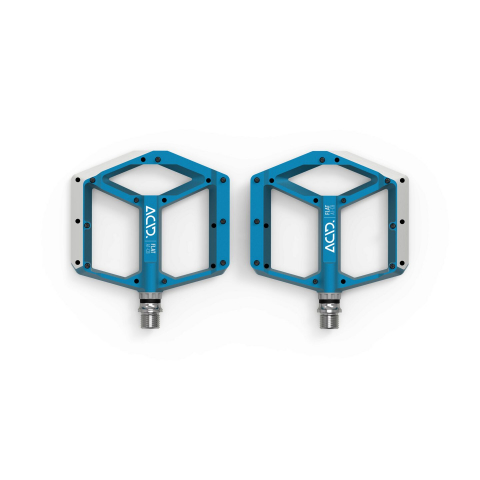 Pedale bicicleta - PEDALE ACID PEDALS FLAT A1-CB ALBASTRU