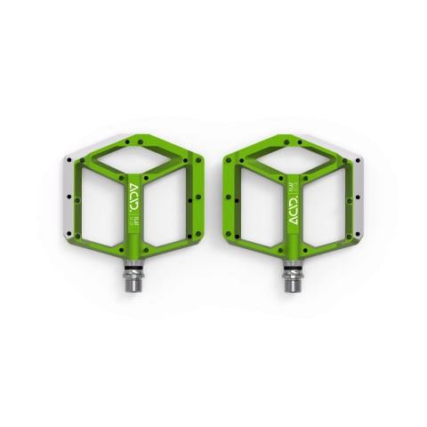 Pedale bicicleta - PEDALE ACID PEDALS FLAT A1-CB VERDE