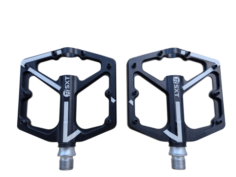 Pedale bicicleta - Pedale Aluminiu SXT ALNC- 1080 Negru 3 Rulmenti