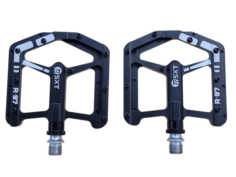 Pedale bicicleta - Pedale Aluminiu SXT ALNC- 2032 Negru 3 Rulmenti