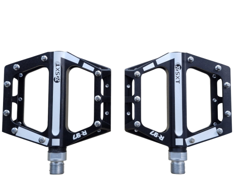 Pedale bicicleta - Pedale Aluminiu SXT ALNC-553 Negru 3 Rulmenti