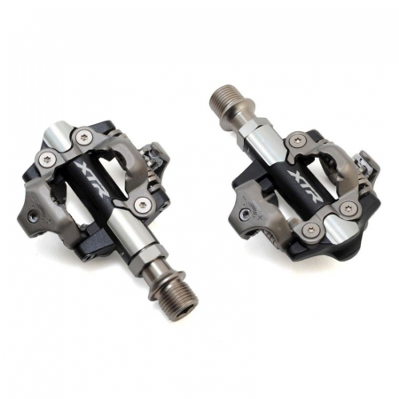 Pedale automate Shimano XTR PD-M9100 SPD cu placute SM-SH51 - ax 52mm [2]