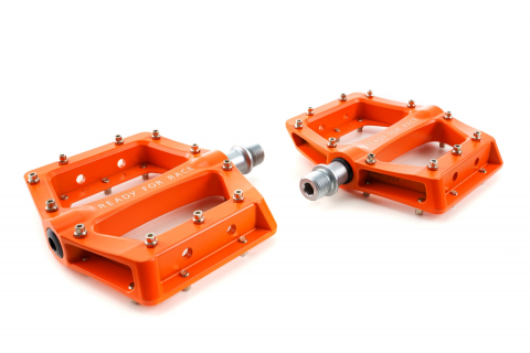 Pedale bicicleta - PEDALE CUBE RFR FLAT RACE ORANGE