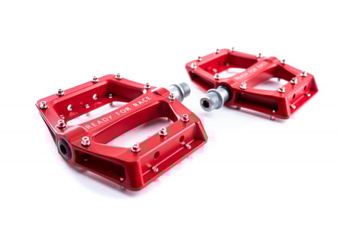 Ciclism - PEDALE CUBE RFR FLAT RACE ROSU