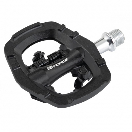 Ciclism - Pedale Force Select MTB/SPD cu rulmenti, negre