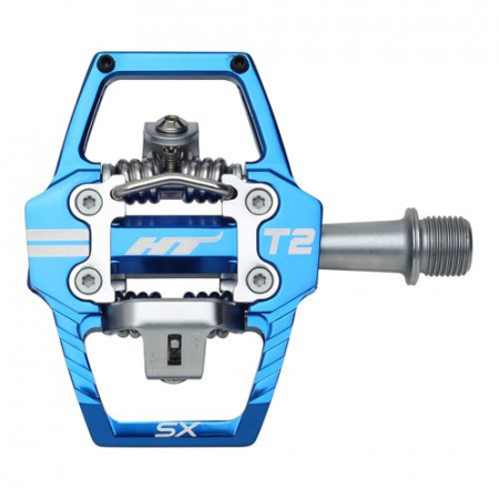 Ciclism - Pedale HT T2-SX Albastru Royal