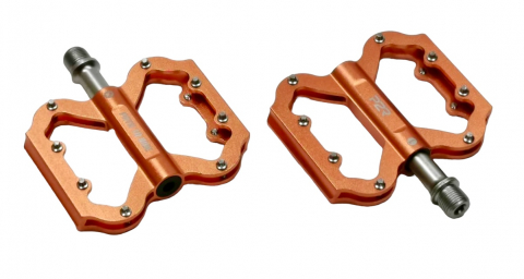 Piese biciclete - Pedale P2R Flatman 50, 3SB - Portocaliu
