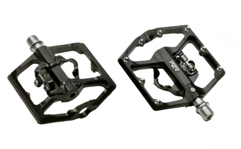 Piese biciclete - Pedale P2R Flatman 70SPD, 3SB - Negru