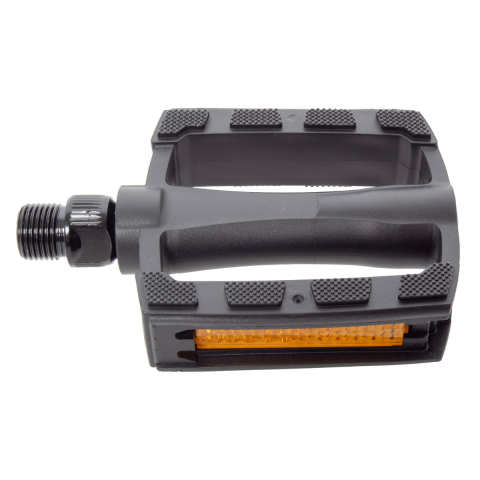 Pedale bicicleta - Pedale Plastic SXT 83 x 74 mm Negru 9/16